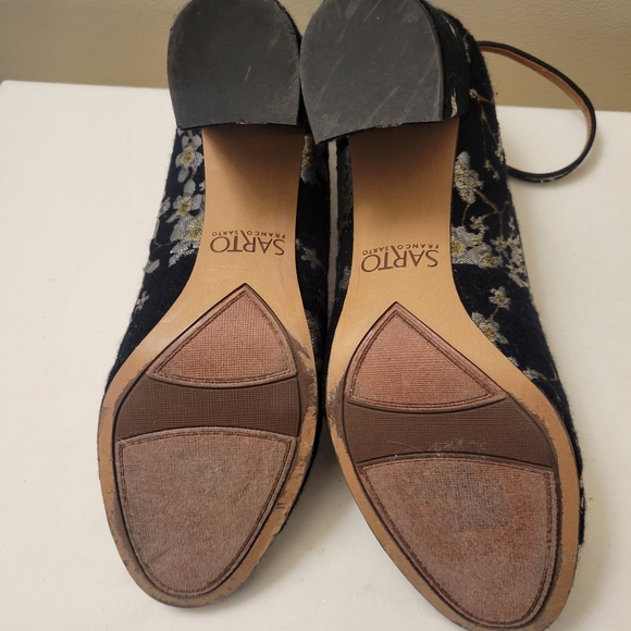 Franco Sarto Floral Ankle Strap Pumps - Size:11 - Picture 9 of 9